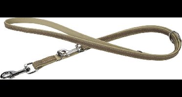 Beeztees leren dressuurlijn Comfort. Grijs. 200 cm x 18 mm.