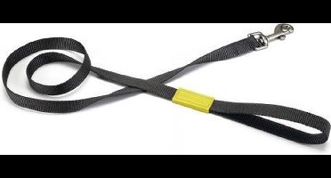 Beeztees nylon looplijn uni donkergrijs 120x15