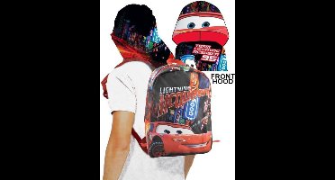 Cars Mcqueen -  Rugzak met Capuchon - Zwart