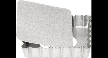 Patisse Taartvorm - mini - vierkant - 10 cm - quiche bakvorm