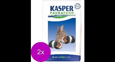 Kasper Faunafood Gemengd Konijnenvoer - Konijnenvoer - 2 x 20 kg