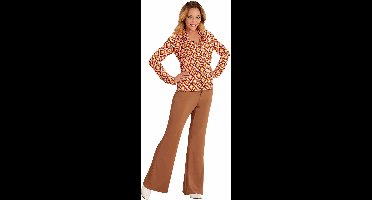 Jaren 70 retro blouse voor vrouwen - Verkleedkleding