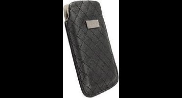 Krusell Coco (Zacht Lederen Tas - maat XXL) - Zwart