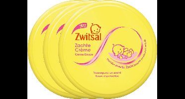 Zwitsal Zachte Crème Baby - 3 x 200 ml - Voordeelverpakking