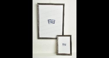 GB Rustiek Diep Houten Fotolijst – Fotoformaat 13 x 18 – Grijs