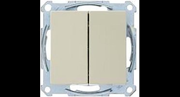 MERTEN dubbele wipschakelaar wissel inbouw | wit