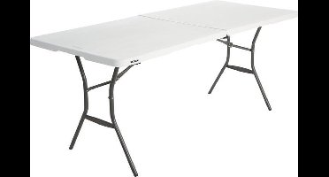 Lifetime Tyrell Opvouwbare tafel - Wit - 183x76x73.5 cm