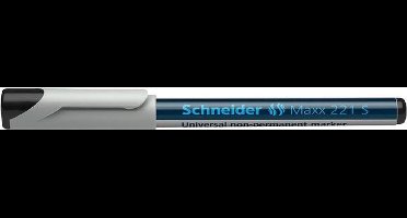 universele marker Schneider Maxx 221 S non-permanent zwart doos met 10 stuks