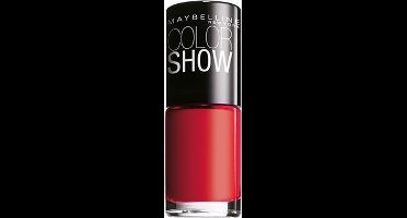 Maybelline Color Show 110 Urban Coral nagellak Rood