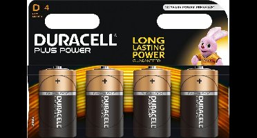 Duracell Plus Power D 4CT