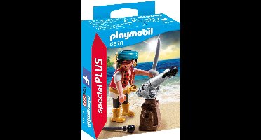 PLAYMOBIL Piraat met bronzen scheepskanon - 5378