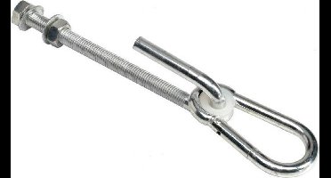 Schommelhaak met karabijnhaak M12 Type J (1 stuk)