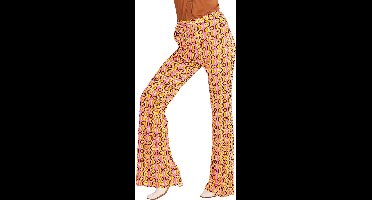 Groovy seventies broek voor vrouwen - Verkleedkleding