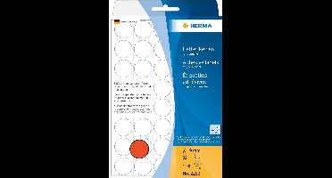 Herma 2252 Universele etik. rood Ø19 32 vel 111x170 1280 stuks