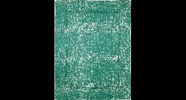 Meyco Baby Fine Lines boxkleed - emerald green - 77x97cm