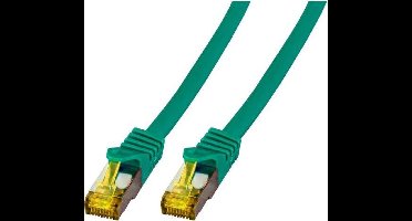 CAT6a sFTP kabel 0.25 meter Groen