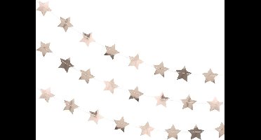 Slinger sterren rose goud - 5 meter