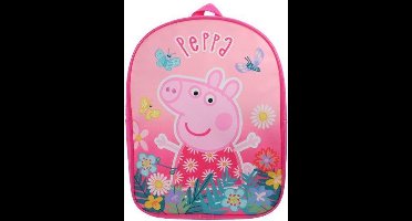 Peppa Pig Rugzak School Tas Bloemetjes 2-5 Jaar