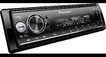 Pioneer MVH-S520DAB Autoradio Enkel din Rood-USB-Bluetooth - 4 x 50 W