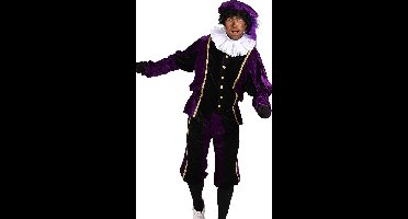 Piet Populair zwart/paars (mt M)