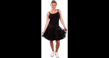 Petticoat zwart 3-laags