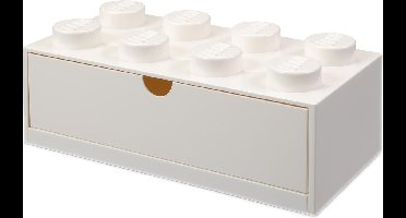 Bureaulade Brick 8, Wit - LEGO
