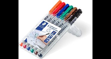STAEDTLER Lumocolor S non-permanent - Box 6 st