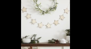 Ginger Ray - Let it Snow - Houten slinger ster met glitter