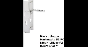 Hoppe veiligheids garnituur 61g/2235/2234/113 pc55 Ff2