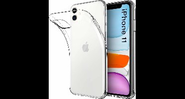 Ntech hoesje Geschikt voor iPhone 11 TPU Back Cover - Transparant