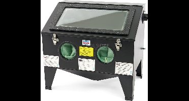 HBM SBC 190 Straalcabine 190 l Voorlader met Gasveren, 6 bar, 250 l/min, 90 x 60 x 50 cm