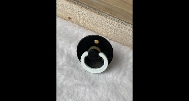 BIBS Fopspeen - Maat 2 (6-18 maanden) - Black Glow in the dark