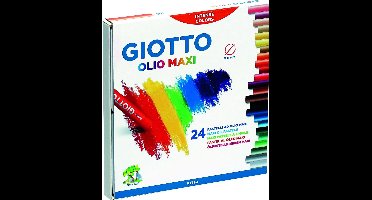 Giotto Oliepastel Set - 24 krijtjes