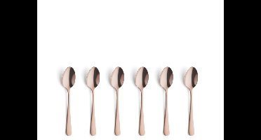 Amefa Austin  Vintage Theelepels - 6 Stuks - Koper