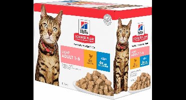 Hill's Science Plan Favourite Selection Light - Kattenvoer - 12 x 85 gr