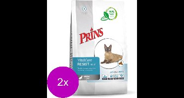 Prins Vitalcare Resist Calm Gevogelte - Kattenvoer - 2 x 10 kg