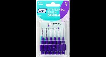 2x Tepe Interdentale Rager Origineel 1.1 mm Lila - 6 stuks