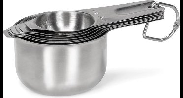 Patisse Maatlepels 30-240 Ml Rvs Zilver 7-delig