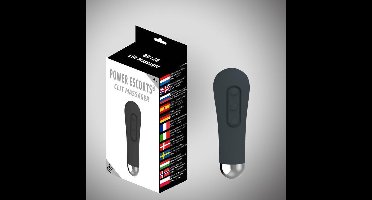Power escorts - BR126 - Clit massager - Clitoris Vibrator - black - 10 cm - Recharcheable - oplaadbaar - gave Cadeaubox