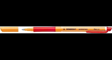 Rollerpen STABILO PointVisco 1099/40 rood | 10 stuks