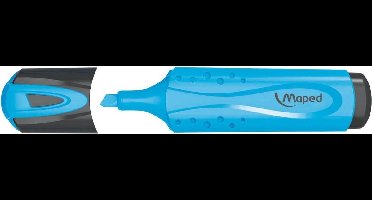 Maped markeerstift Fluo'Peps Classic - Blauw - 1 stuk