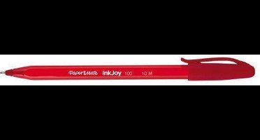 Balpen Papermate Inkjoy 100Cap Rood