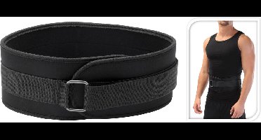 XQMax - Lifting Belt – Powerliftriem - Gewichtshefriem – Fitness Riem – Weightlifting & Deadlift Belt - Zwart