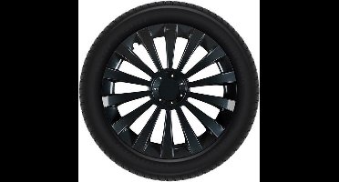 Wieldoppen set - 14 inch – Meridan zwart (4 stuks)