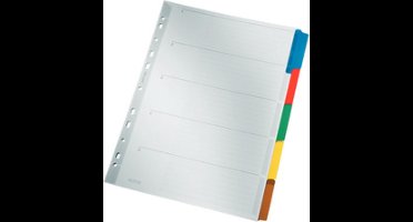 Leitz 4321 Register Din A4 Blanco Karton Grijs 10 Tabbladen 43210000