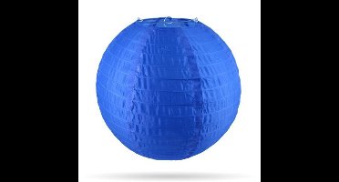 Nylon lampionnen - 10 stuks - donker blauw - 25cm - zonder verlichting - voor buiten