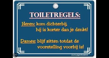 Paper dreams Metalen Spreukenbord - Kom dichterbij - 21 x 15 cm