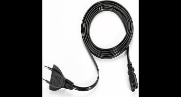 AC Line Cord 1 8M ungrounded CEE7/16 Europe Abu Dabi Bolivia Dubai Egypt Iran Korea Russia Vietnam