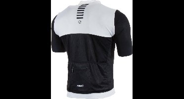 AGU Jersey SS Naro  Fietsshirt - Maat XL  - Mannen - zwart/wit