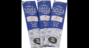 Gaia’s incense wierook stokjes Nag Champa voordeelpak 3 pakjes